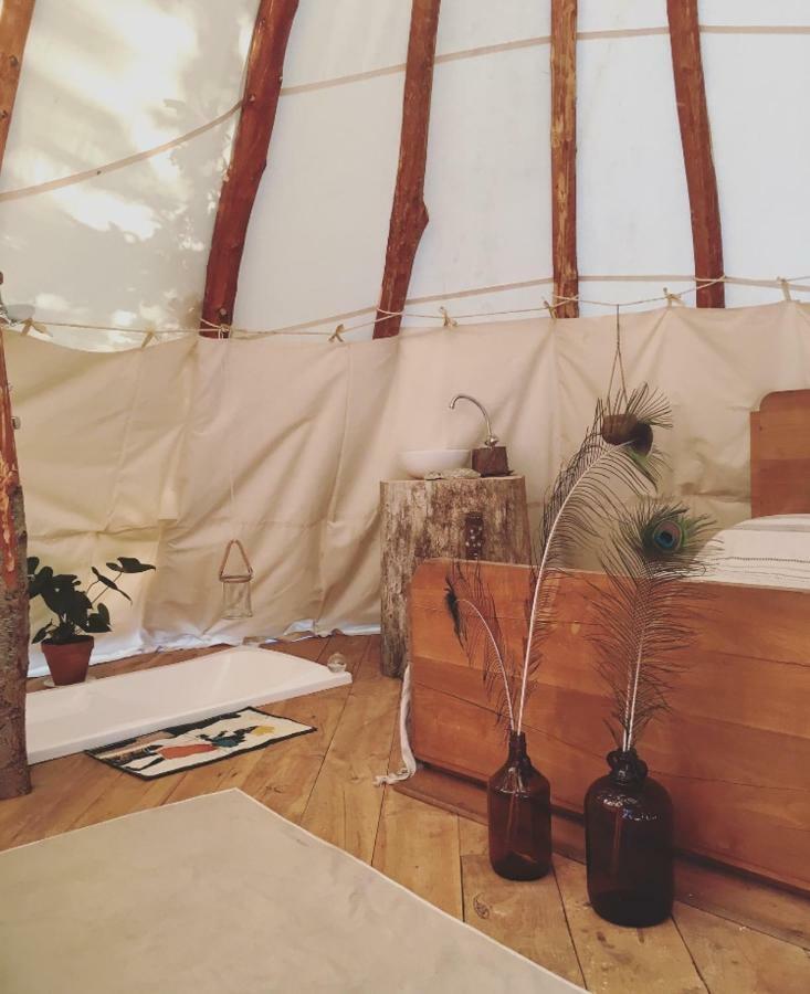 ميميزا بلاج Tipi Lodge Dans La Foret المظهر الخارجي الصورة